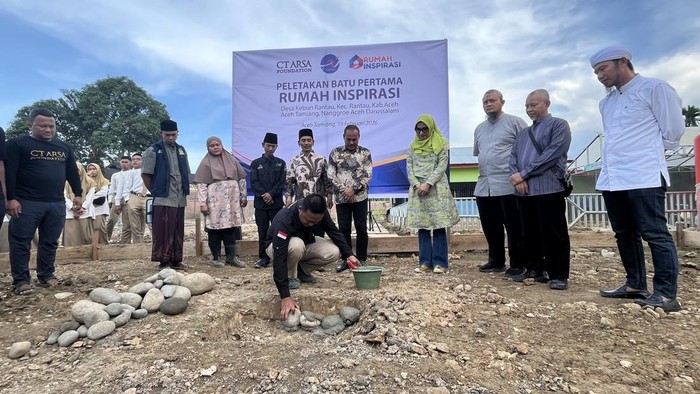 AirNav-CT Arsa Foundation Bangun Rumah Inspirasi di Aceh Tamiang